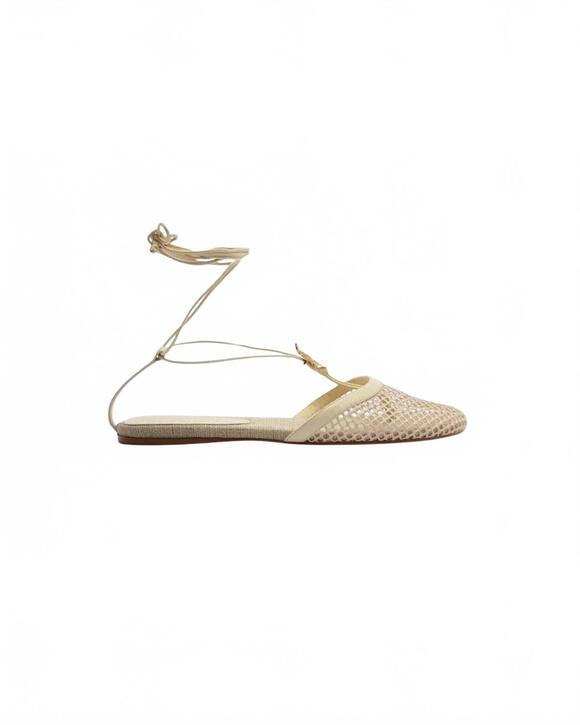 FARM RIO Shoes - NEW FARM RIO women's sea lace up mules in ivory
